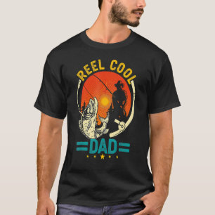 T-shirt Reel Cool Papa Pêcheurs de la journée Pêche Pêcheu