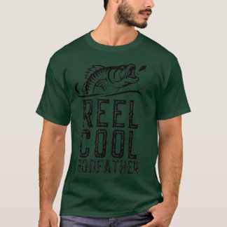 T-shirt Reel Cool Parrain Pêche Cadeau Drôle