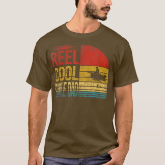 T-shirt Reel Cool père célibataire pêcheur grand-père Fête