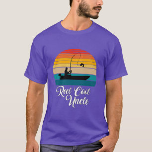 T-shirt Reel Cool Uncle Fishing Gifts 