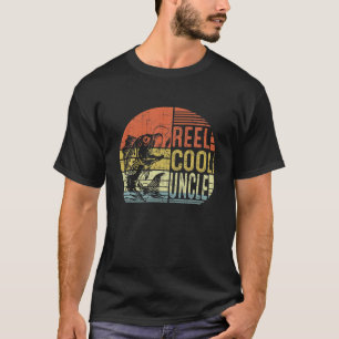 T-shirt Reel Cool Uncle Pêche Papa Cadeaux Fête des pères