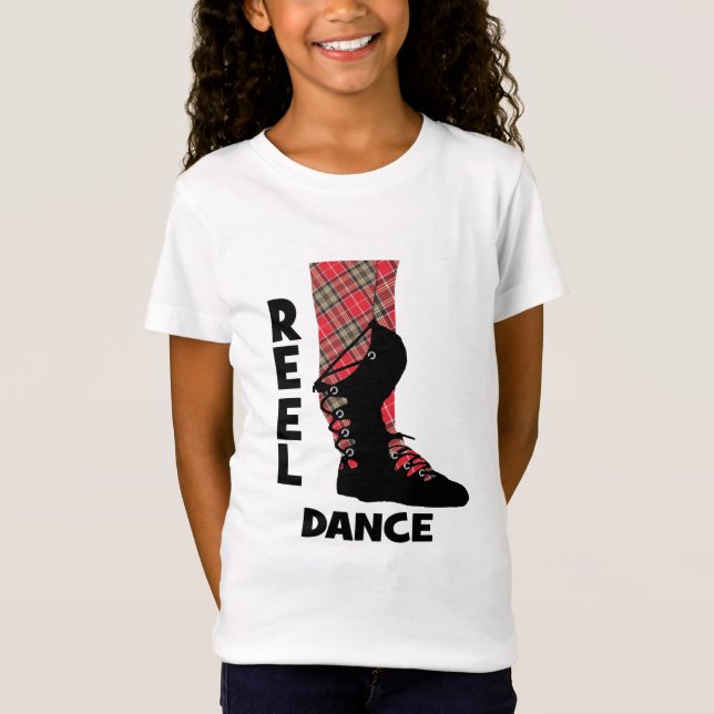 T-Shirt Reel Dance Scottish Country Dance Thème (Devant)