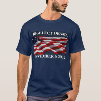 T-shirt RÉÉLECTION OBAMA 6 novembre 2012 Chemise