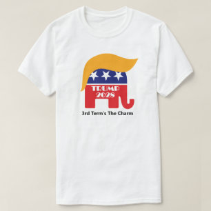 T-shirt Réélire le charme du président Trump 2028 pour le 