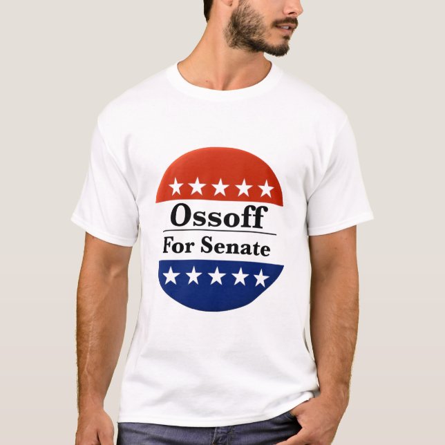 T-shirt Réélire le sénateur géorgien Jon Ossoff en 2026 (Devant)