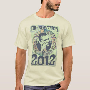T-shirt Réélisez la vitesse du Président Obama Election