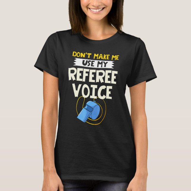 T-shirt Réf. Sifflet Femmes Enfants Football (Devant)