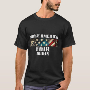 T-shirt Refaire l'Amérique équitable à nouveau USA étoiles