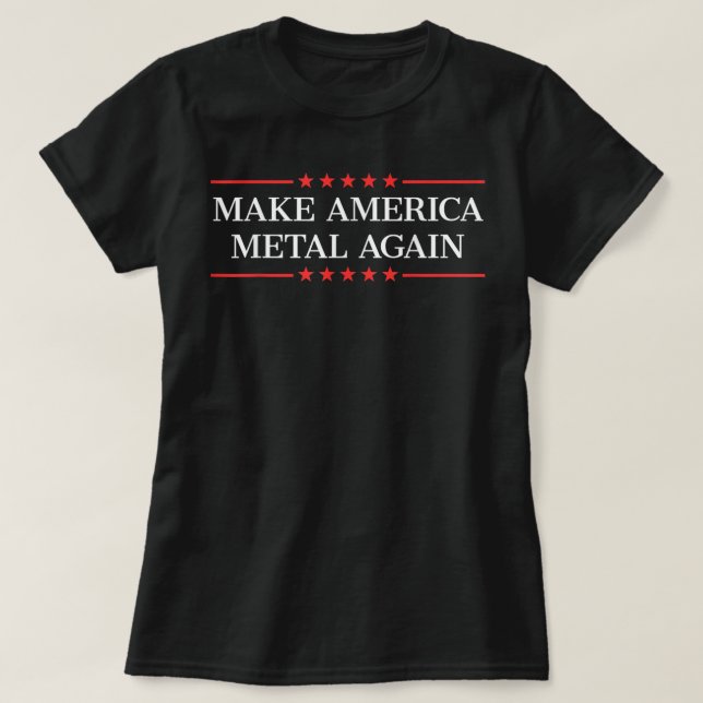 T-shirt Refaire le métal américain 292 (Design devant)