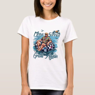 T-shirt Refaire l'été plus grand Trump Vacances Hawaï Été