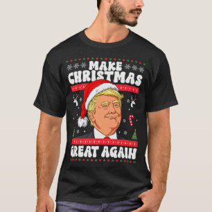 T-shirt Refaire Noël Grande Encore Drôle Donald Trump 2024