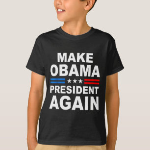 T-shirt Refaire Obama Président Encore Obama Pour Présiden