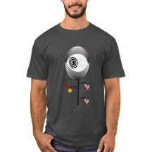 T-shirt réfléchi, beau et unique
