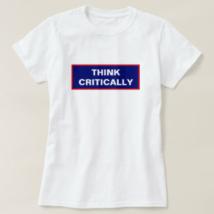 T-shirt Réfléchissez à l'avant-plan de l'Autorité des ques