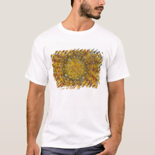 T-shirt Reflet de goutte de rosée sur une fleur, Crescent