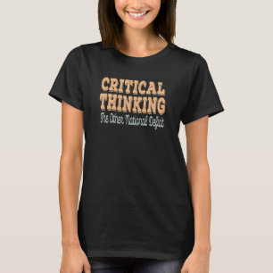 T-shirt Réflexion critique (L'autre déficit national)