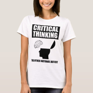 T-shirt Réflexion critique sur l'autre déficit national
