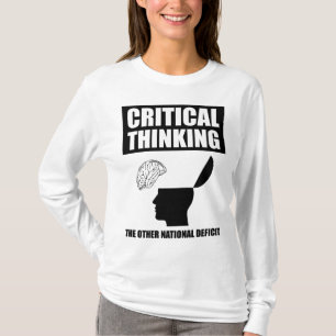 T-shirt Réflexion critique sur l'autre déficit national