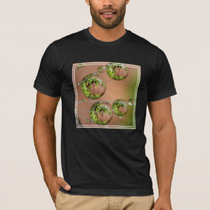 T-shirt Réflexion de gouttelette d'eau