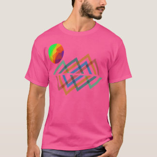 T-shirt Réflexion Montagne Sleeve Baseball