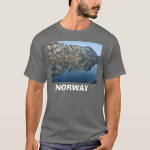 T-shirt Réflexions de la Norvège, fjord