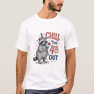 T-shirt Refroidir le 4ème dessin de chemise patriotique de