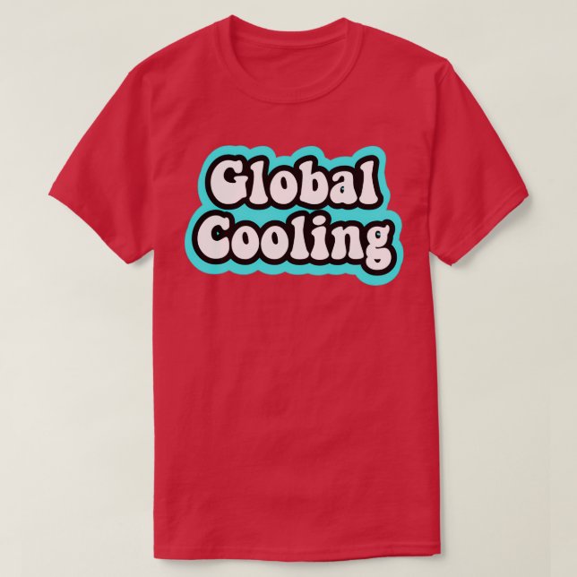 T-shirt Refroidissement global (Design devant)