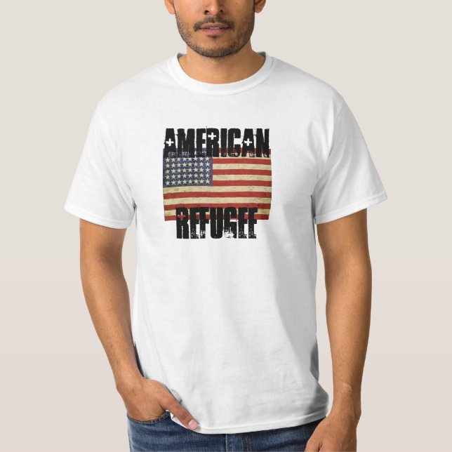 T-SHIRT RÉFUGIÉ AMÉRICAIN (Devant)