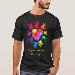 T-shirt Réfugiés Accueil Sensibilisation Accueil Réfugiés 