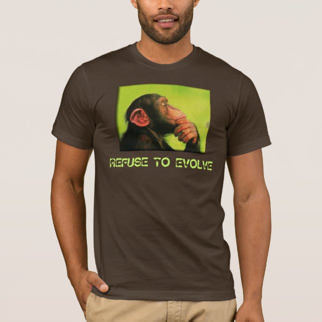 T-SHIRT REFUSEZ D'ÉVOLUER (Devant)
