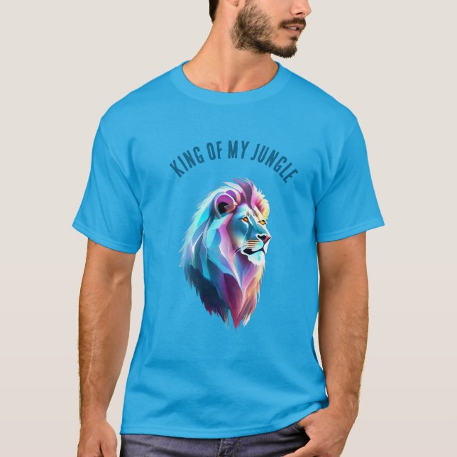 T-shirt Regal Roar : Embrassez votre Roi Intérieur (Devant)