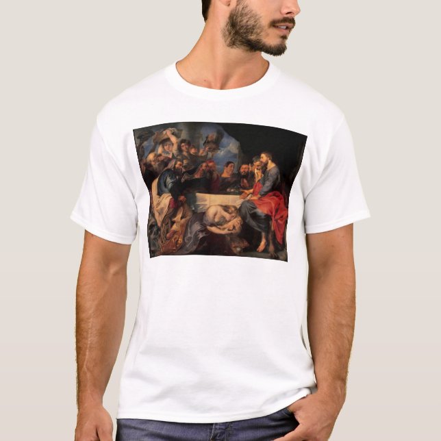 T-shirt Régalez dans la maison de Simon le Pharisee, (Devant)