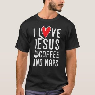T-shirt Regalo Cristiano Espanol Jesus Y Cafecito Espagnol