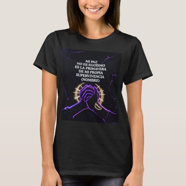 T-shirt Regalo Personalizado(Nombre)Autodefensa Emocional  (Devant)