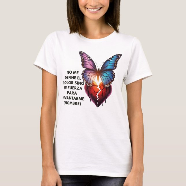 T-shirt REGALO PERSONALIZADO(NOMBRE)TransformaciónPositiva (Devant)