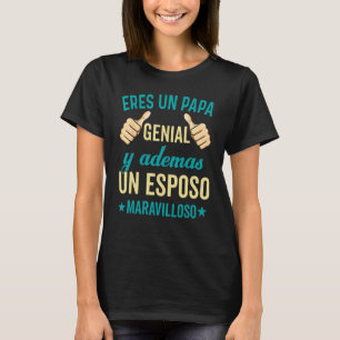 T-shirt Regalos Para Papa Dia Del Padre Camiseta Mejor