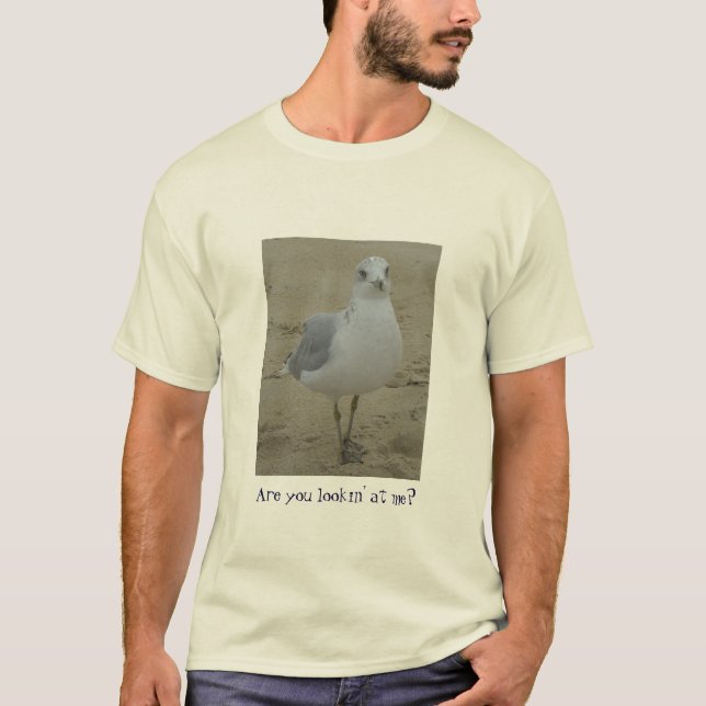 T-shirt Regard fixe de mouette (Devant)