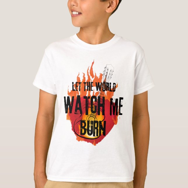 T-shirt Regarde-moi Burn (Devant)