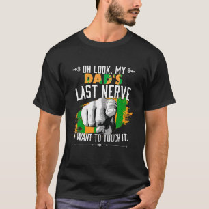 T-shirt Regarde Mon père est Dernière Nerve Amusante Enfan