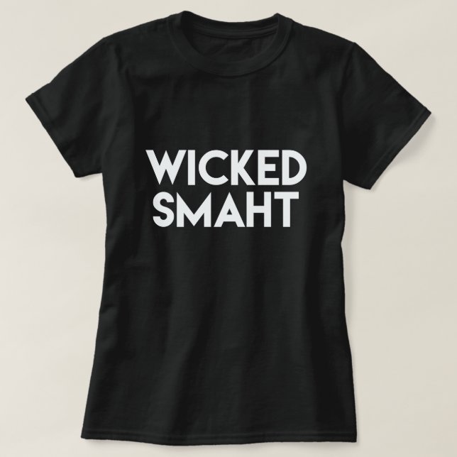 T-SHIRT REGARDÉ SMAHT, INTELLIGENT (Design devant)