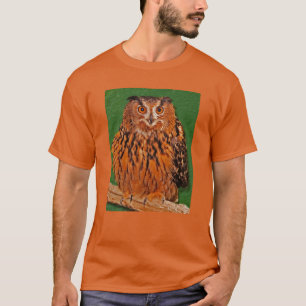 T-shirt Regarder le hibou fixement