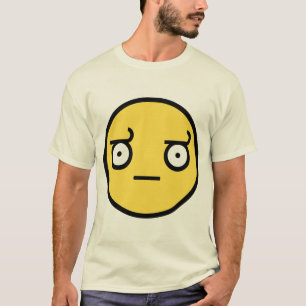 T-shirt Regardez du visage de désapprobation