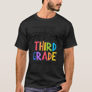 T-shirt Regardez La 3e Année Je Reviens À L'École.