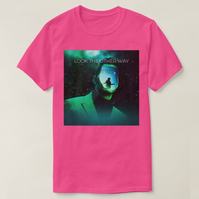 T-shirt Regardez l'autre côté (Design devant)