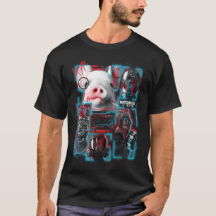 T-shirt Regardez les Panneaux de Masque Légion de Chiens G