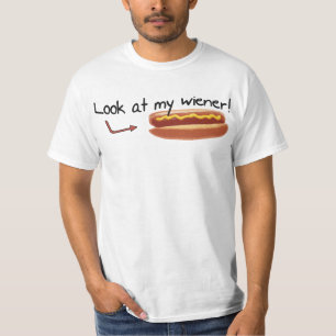 T-shirt Regardez ma saucisse ! Chemise