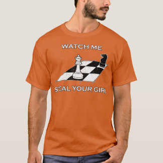 T-shirt Regardez-moi voler votre fille Cool Chess Club