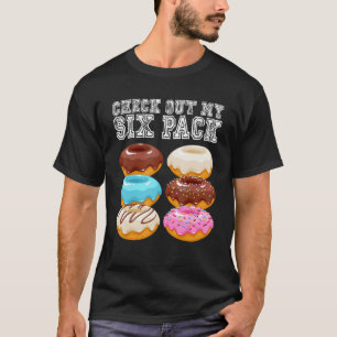 T-shirt Regardez Mon Pack Doughnut Abs Donut Gymer