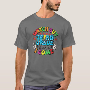 T-shirt Regardez Prek Ici Je Viens Team Preschool Kid Reto