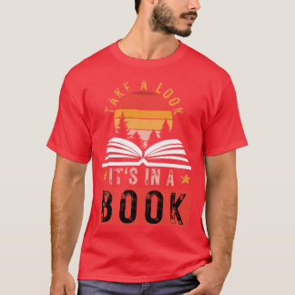 T-shirt Regardez son livre 14